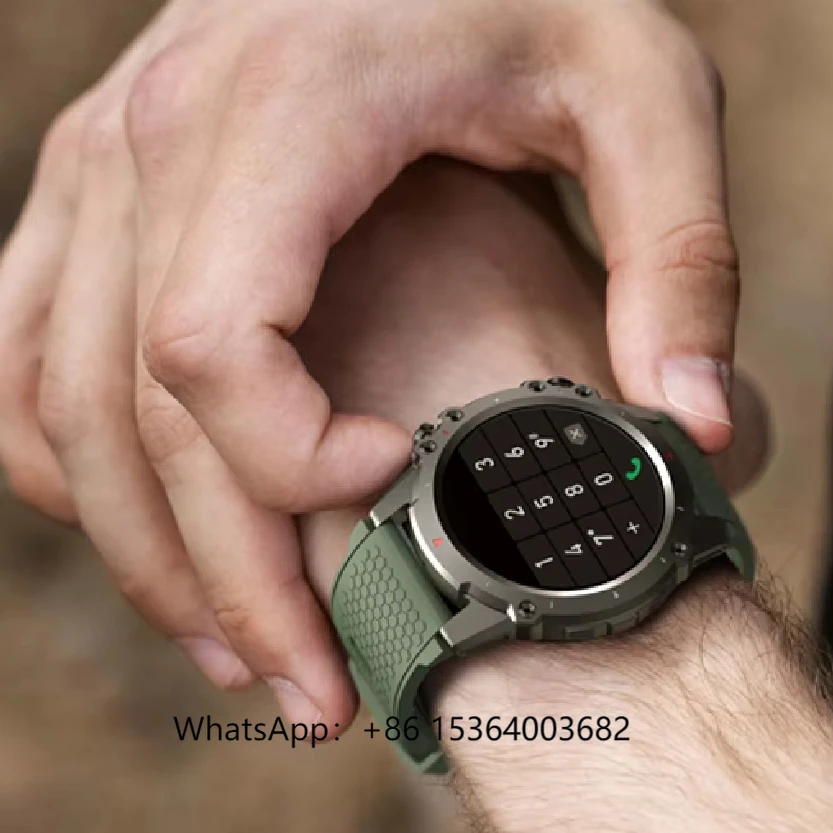 

TJXL-2024 New Arrival Waterproof Smart Watch Amoled DM52 Rugged Smartwatches for Men Large Battery Fitness Tracker BT Sports Wat