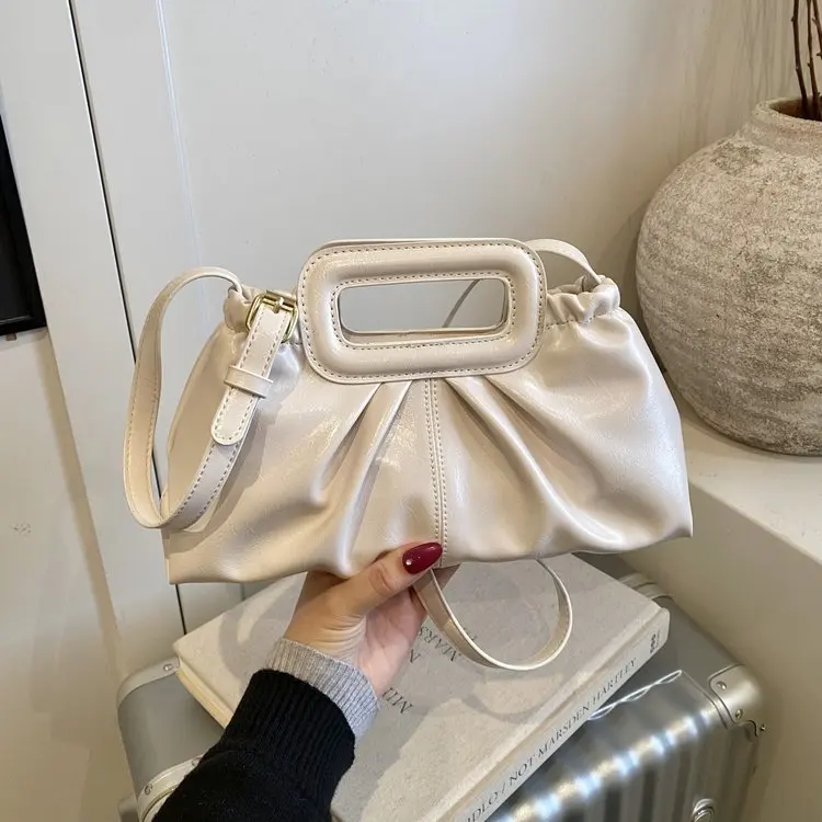 Sac carré structuré minimaliste – Sac à bandoulière et à bandoulière pour femme, petit sac à main chic de tous les jours, design polyvalent et simple