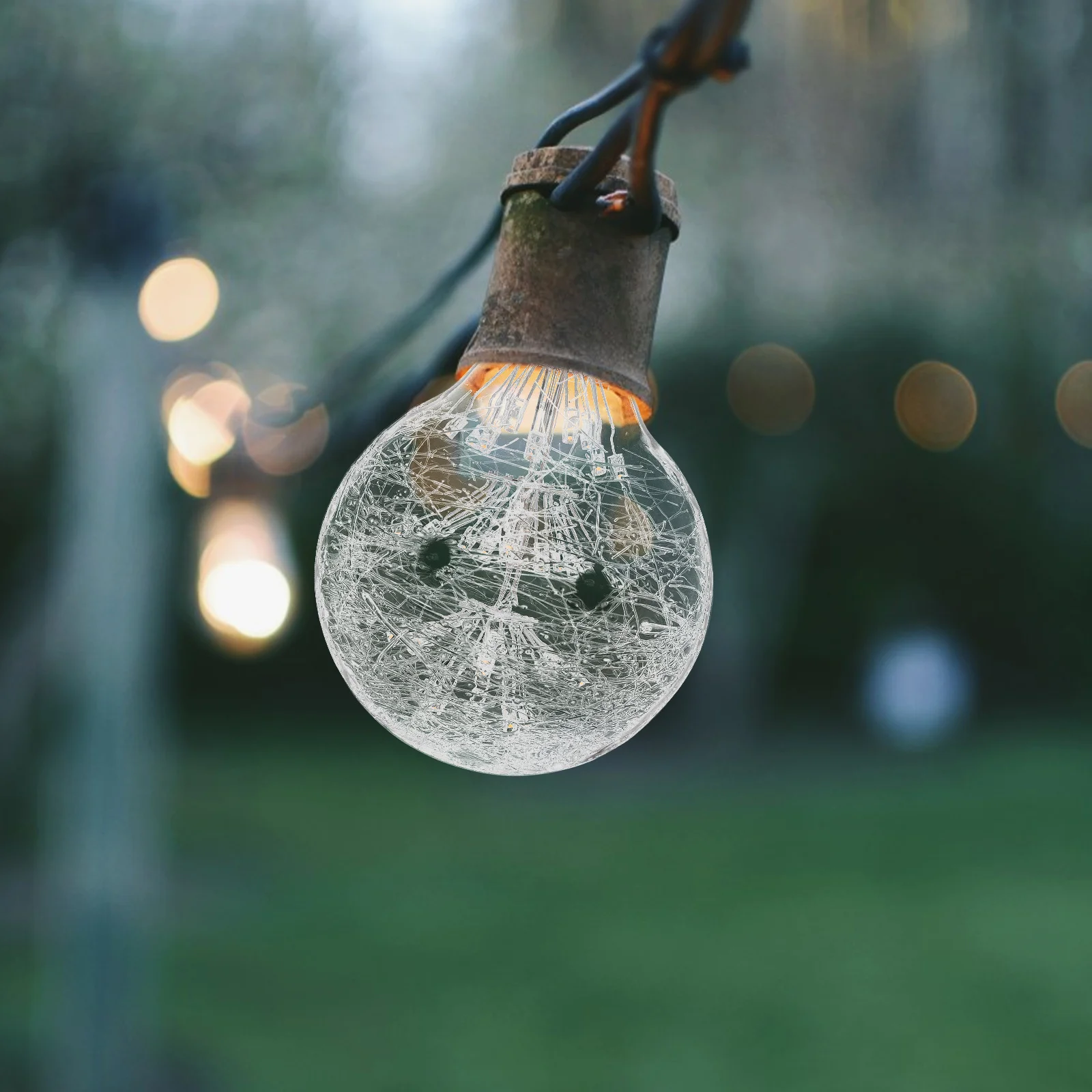 

LED Edison Bulb Vintage Large Round Decorative Light Bulb E27 Bright Romantic Cozy LED Decorative Lighting Large Edison Bulbs