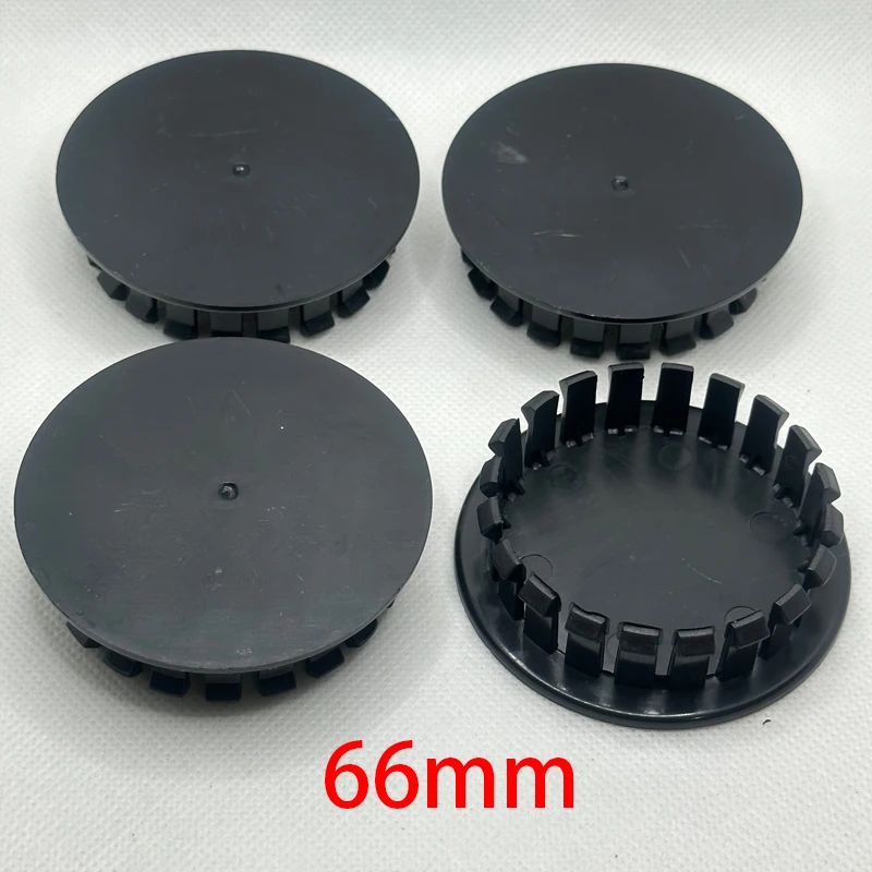 4Pcs 66mm No Emblem Logo ABS Wheel Center Cap Wheels Tyre Car Wheel Center Cap Set Vehicles Cover Practical Durable High Quality