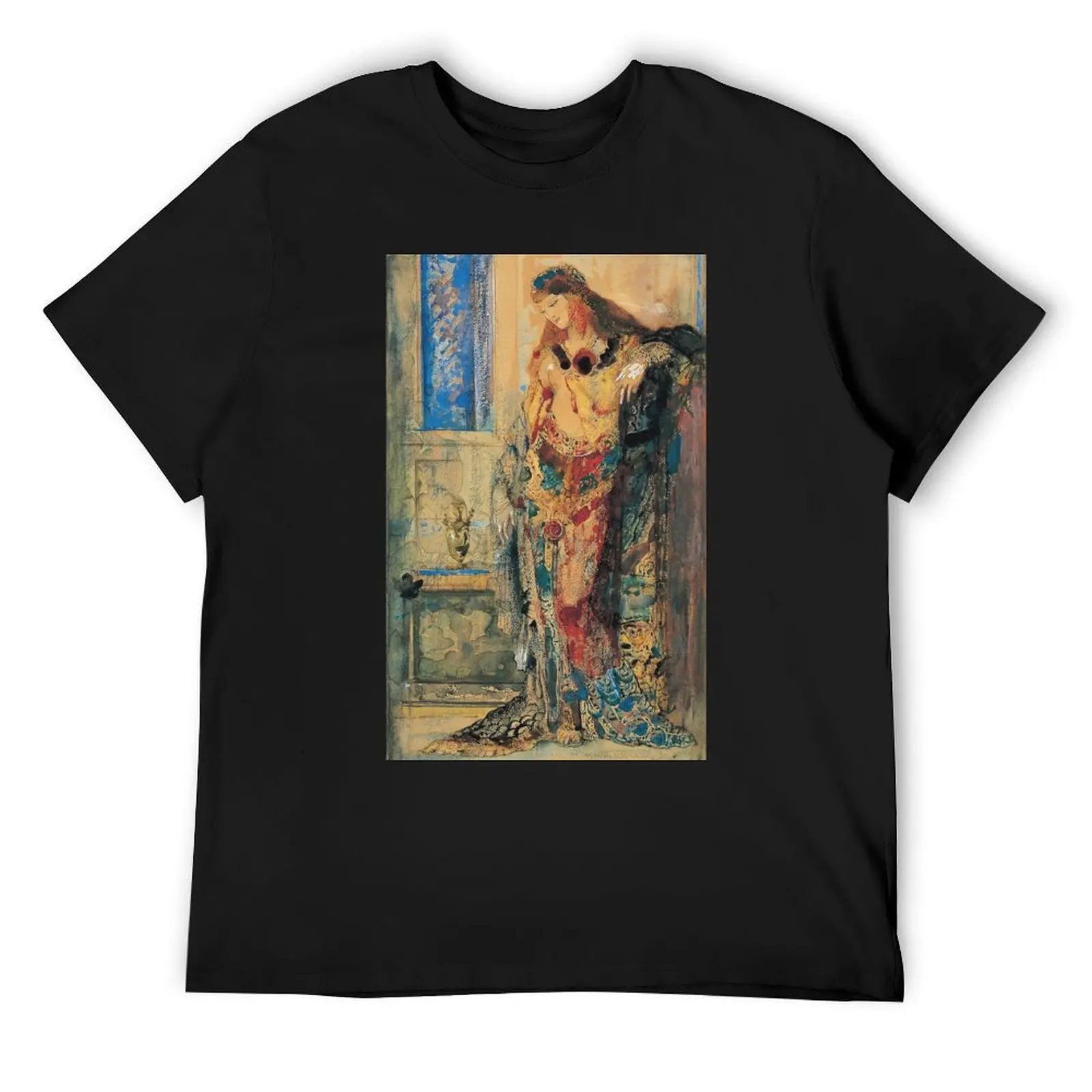 

Gustave Moreau - футболка The Toilette 1845, таможенный дизайн, мужские белые футболки синего архаума