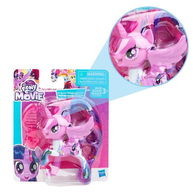 Hasbro-小さなポニー人形,トワイライト,sparkle fluttershy,女の子,プリンセス,ユニセックス,周辺機器,アクションフィギュア,モデル玩具
