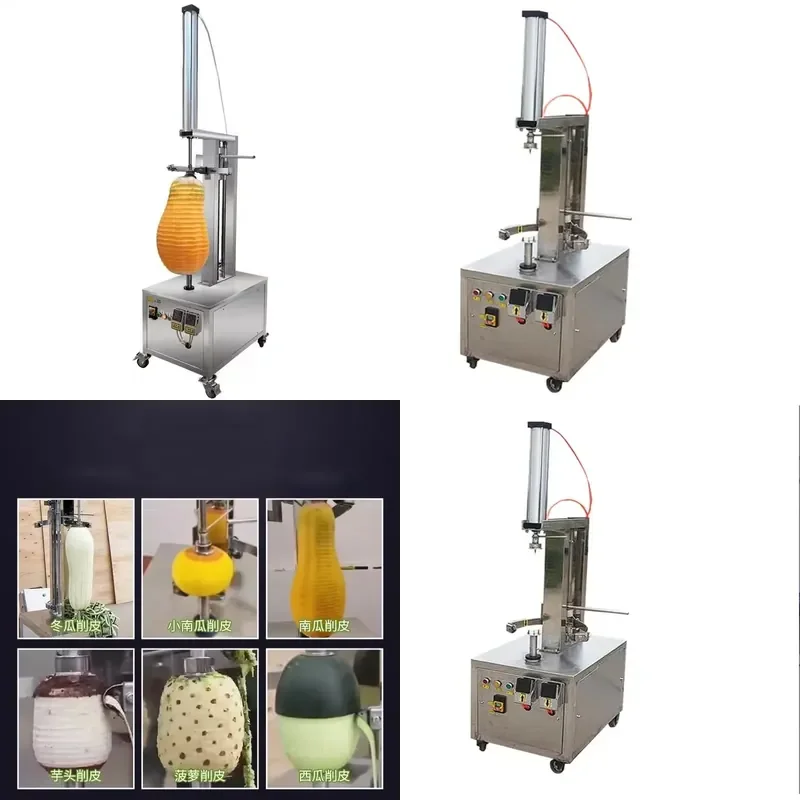 Automatic Stainless Steel Fruit and Vegetable Peeler for Pumpkin Watermelon Mango Kitchen Tool
