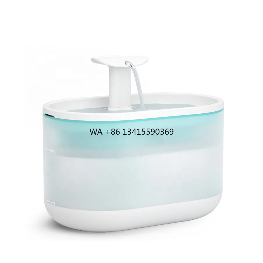 

Wholesale 2L Automatic Pet Water Dog Cat Drinking Water Feeder Dispenser Automatic Pet Water Fountain BPA-Free WF002