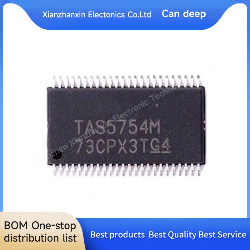 1PCS/LOT TAS5754MDCAR TAS5754M HTSSOP48 Microcontroller chip IC in stock