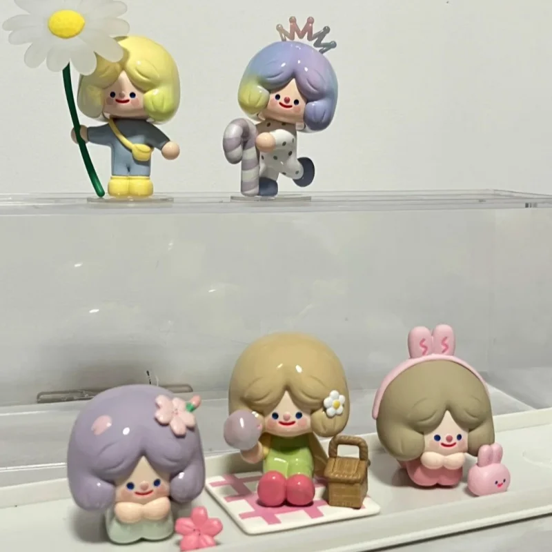 

In Spot Rico Happy Picnic Together Series слепая коробка модная милая коллекция подарков на день рождения гаражный комплект для девочек Kawaii подарок на рабочий стол