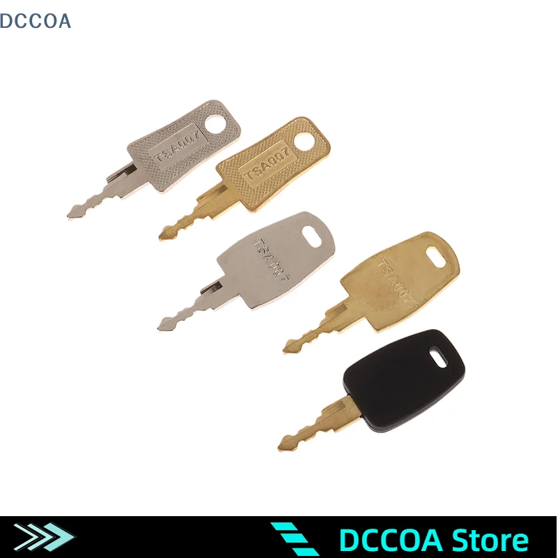 1Pcs Multifunctional TSA002 007 Master Key For Luggage Suitcase Customs TSA Lock Luggage Key Repair Luggage Key Accessories