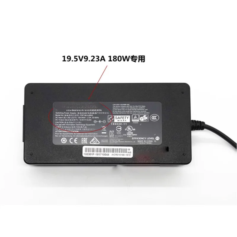 H FOR Hasee Mechanical Revolution x8pro x8ti z3 air-s Z2 Air x3s Power Adapter