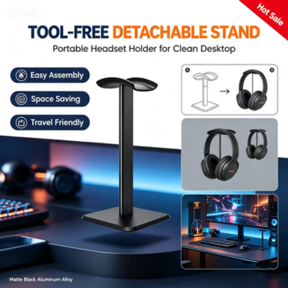 Aluminum Alloy Headphone Stand - Headset Stand review and price