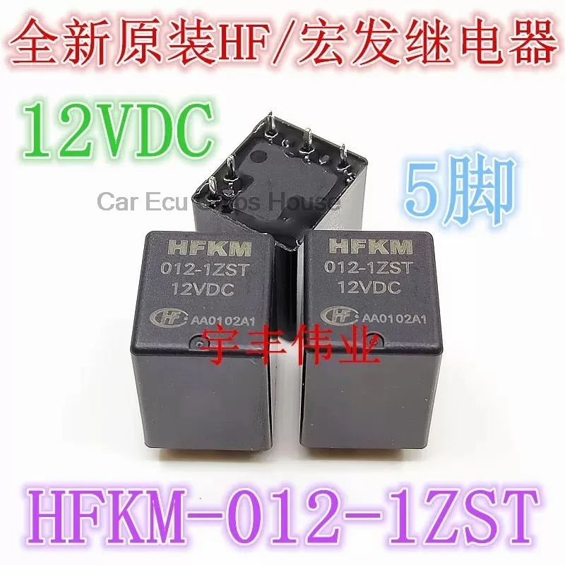 1Piece HFKM 012-1ZST 024-1ZST Brand New Hongfa Automotive Relay 5 Pins