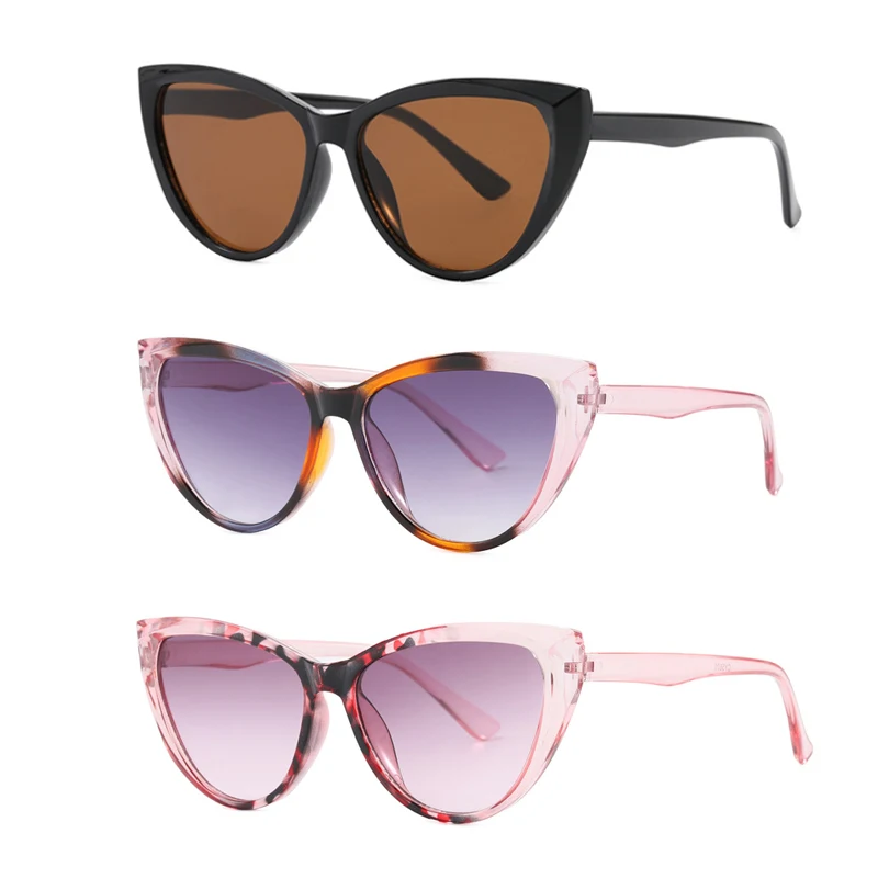 

Women's Large Frame Sunglasses Men Unisex Fashionable Cat Eye Sun Glasses Eyewear Trendy Retro Outdoor Anti-UV Goggles