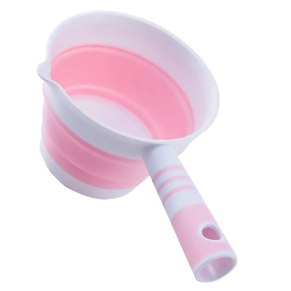 Water Ladle Scoop Bath Collapsible Cup Kitchen Dipper Spoon Hair Rinse Washing Shampoo Bathing Portable Folding Foldable Rinser