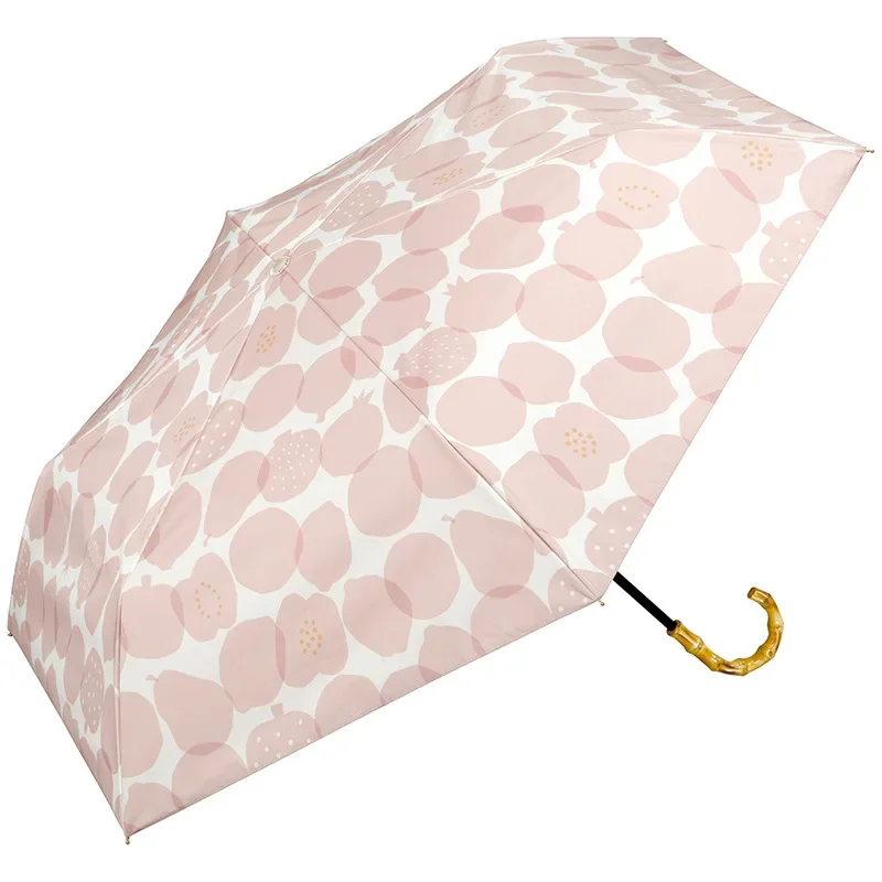

Imported from Japan, flower parasol, long-handled sun umbrella for both weather and rain, bamboo joint