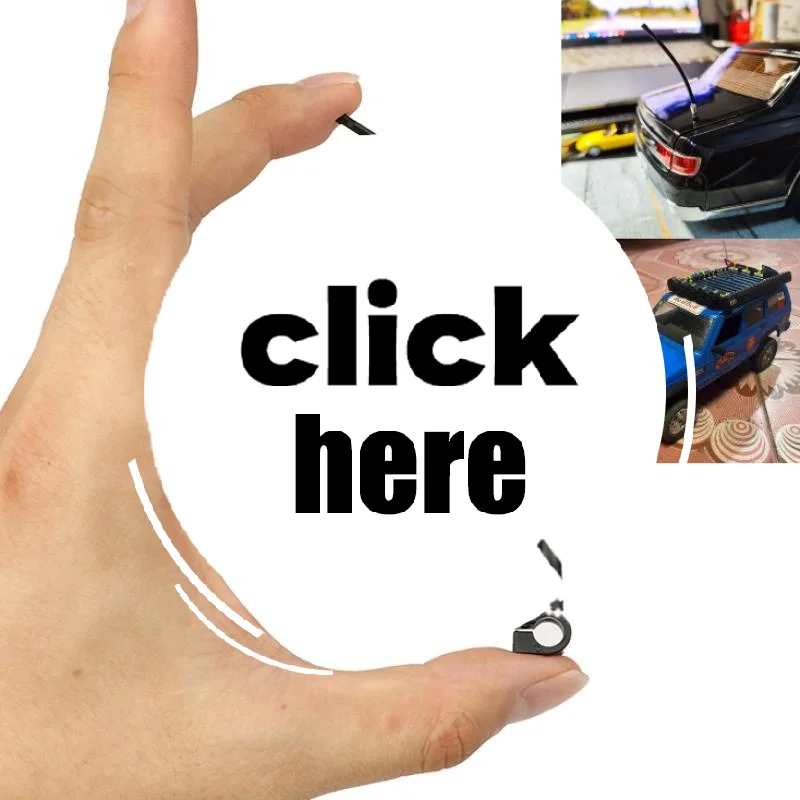 

Имитация антенны, украшение антенны, сигнальная стойка для 1/12 1/18 1/10 1/8 RC автомобиля на гусеничном ходу TRX4m MN168 MN-222 MN82 Mn99s UDR