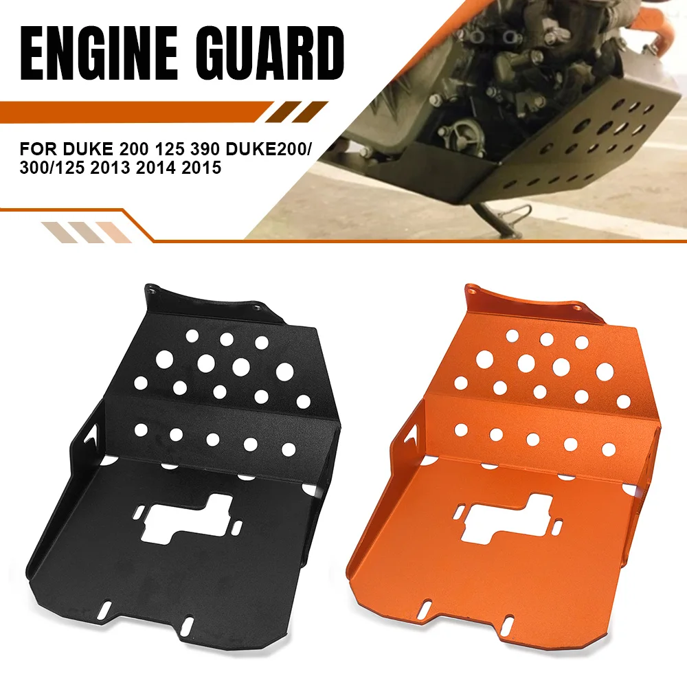 

Motorcycle Bash Skid Plate Engine Frame Guard Protector Engine Underguard For Duke 200 125 390 Duke200/300/125 2013 2014 2015