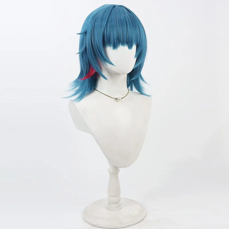 Arcane Jinx Cosplay Wig S2 Powder Jinx Synthetic Hair Short Women Halloween Party Wigs + Wig Cap