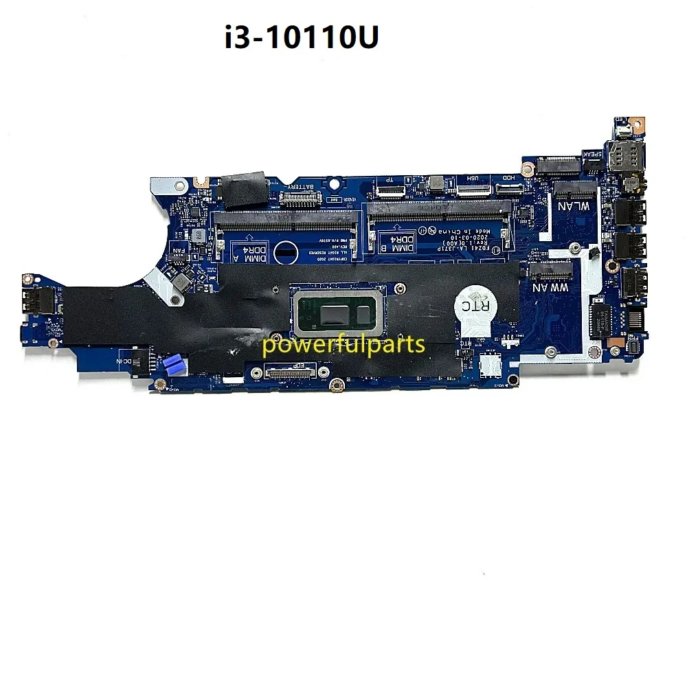 For Dell Latitude 5410 Motherboard FDZ41 LA-J371P 0W3R84 i3-10110U Cpu On-Board Working Good