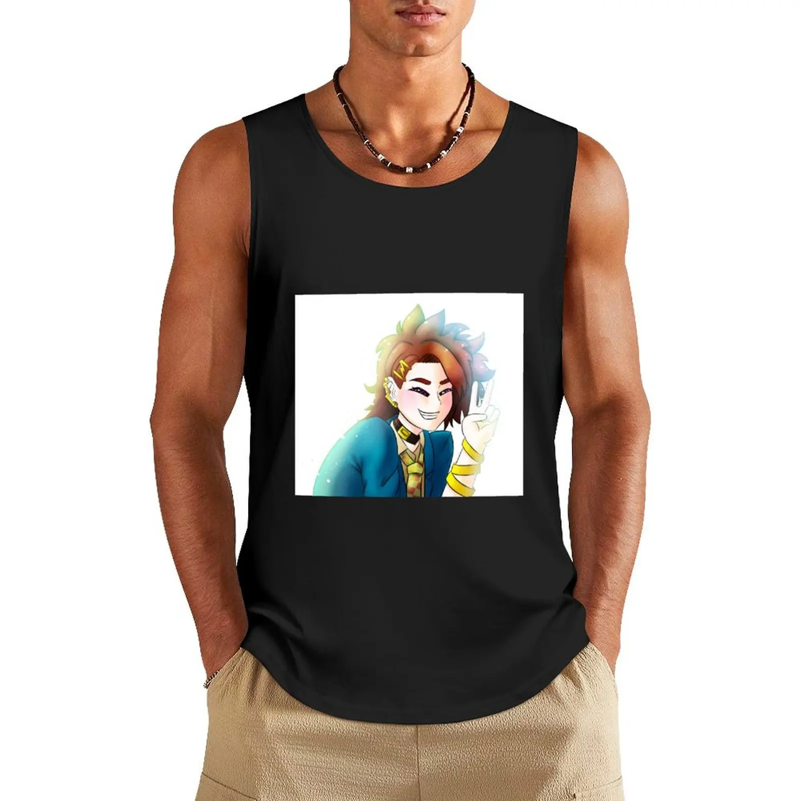 

Jou tazuna Tank Top bodybuilding men clothes t-shirt for man