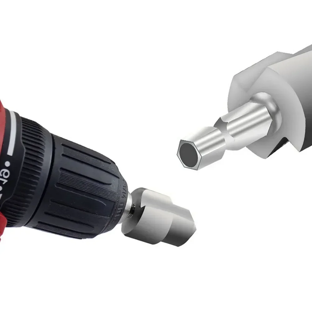 6.35mm Hexagonal Shank Drill Bit- Water Pipe Expansion Drill Punch Plumber Electric Drill Parts For Water Pipe Expansion Punch