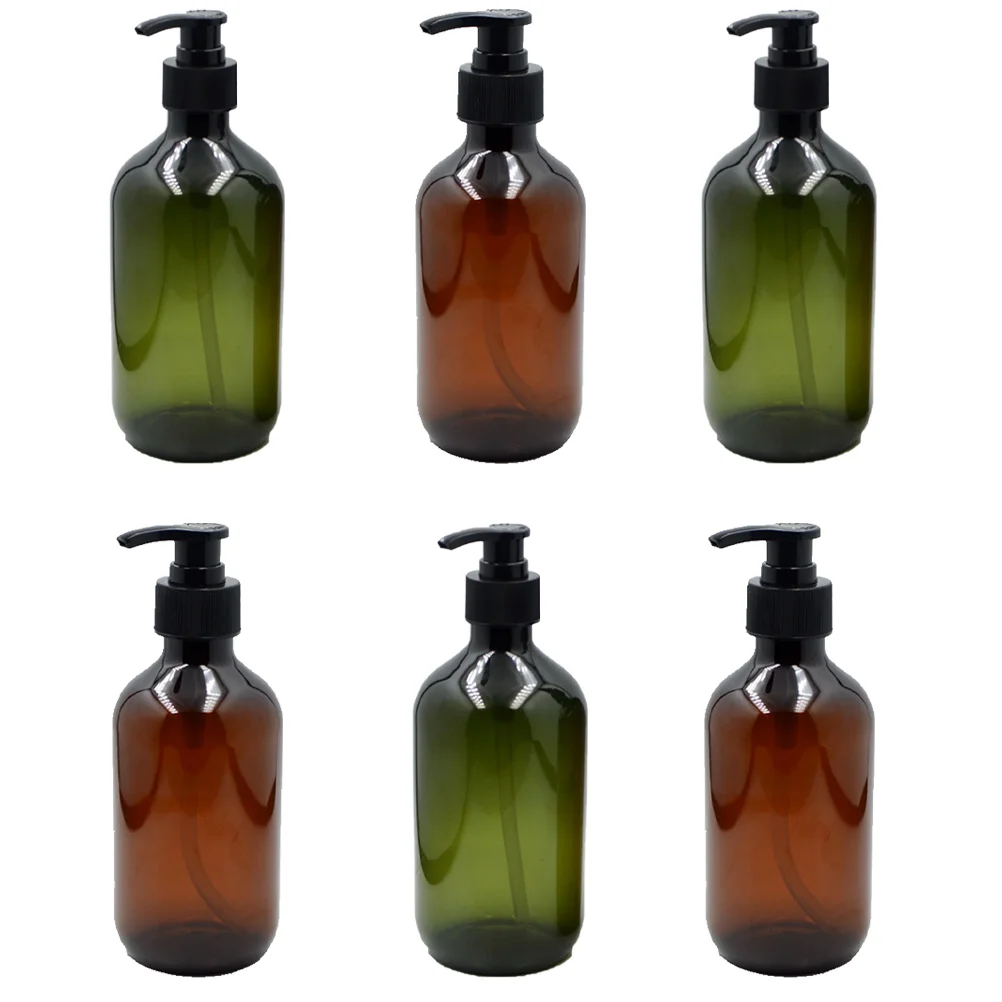 

6 Pcs Lotion Bottle Shampoo Hand Gel Travel Liquid Dispensers Portable Pump Emulsion