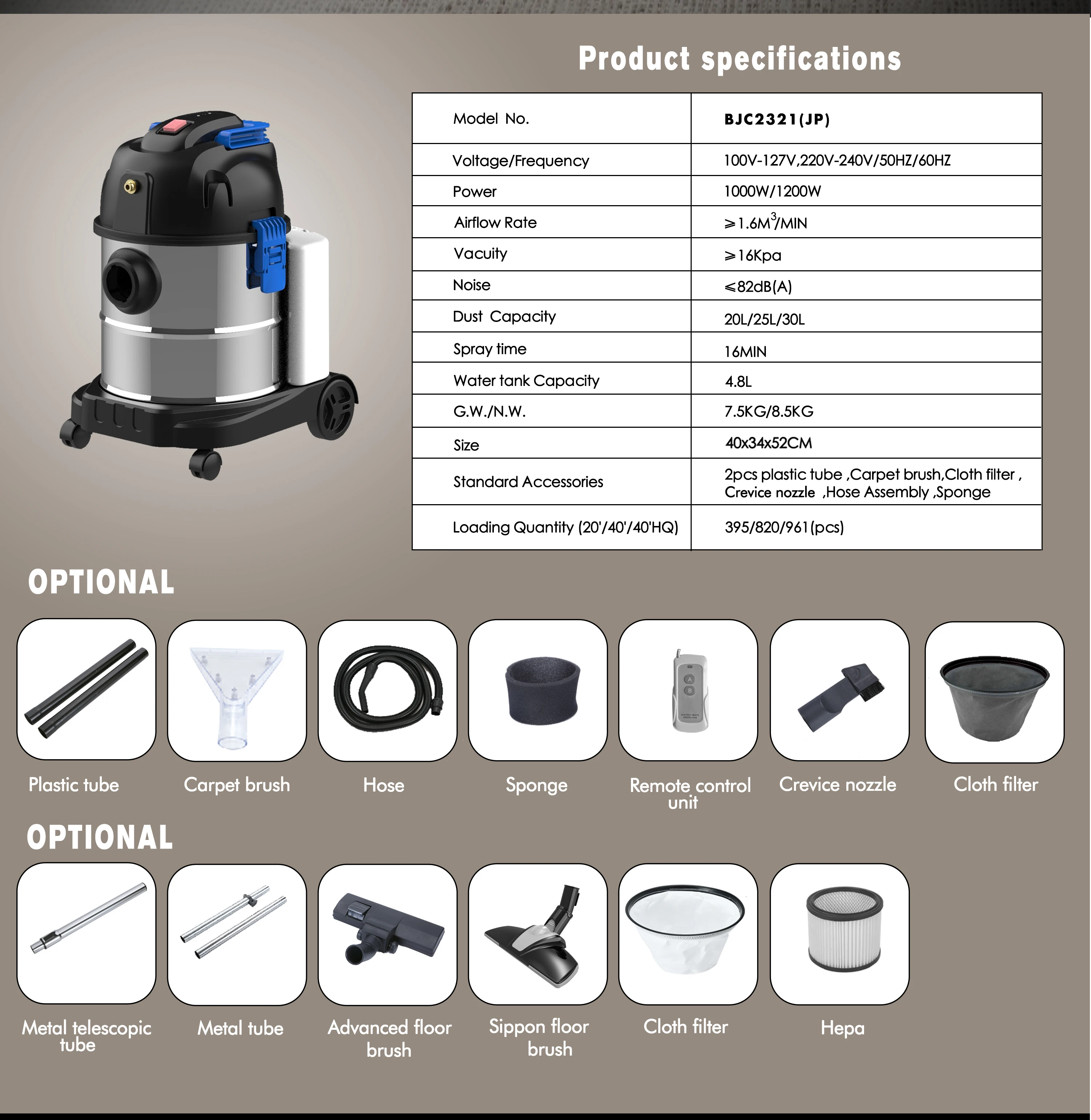 스팀 청소기, 습식 및 건식 블로우/흡입 청소기, 전문가용 카펫 세척기, 공장 도매, 인기 판매 상품