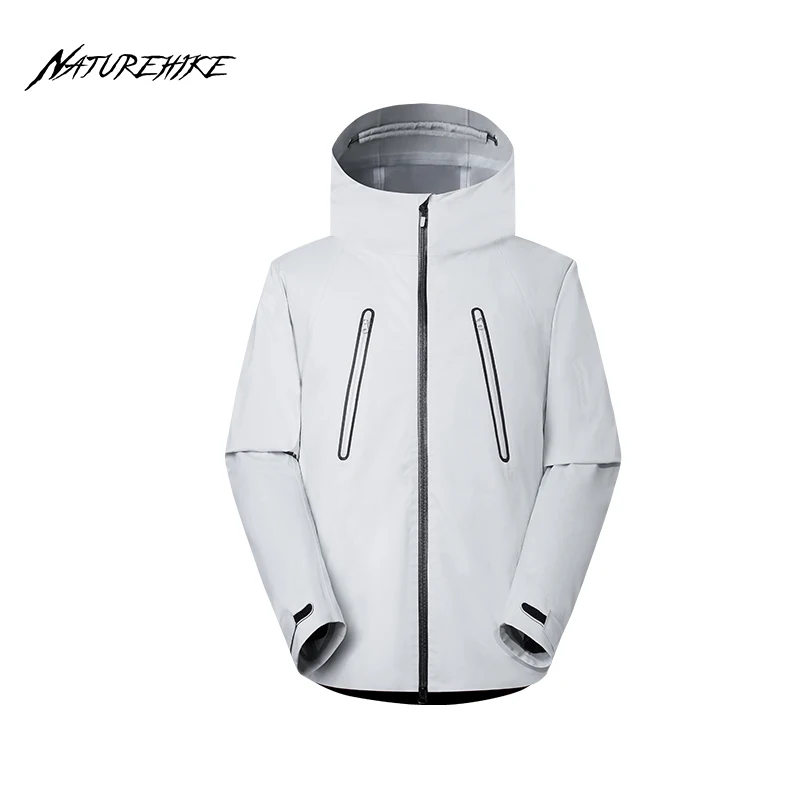 Naturehike 2023 New Outdoor Ultralight Charge Coat 3-in-1 Goose Down Inner Tank Hard Shell Charge Coat