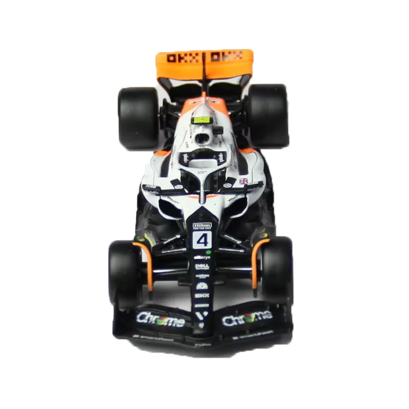 Bburago 1:43 McLaren F1 MCL38 2024 Miami GP Formel 1 Legierungs-Modellauto # 4 Lando Norris # 81 Oscar Piastr Spielzeuggeschenk – Detail 11