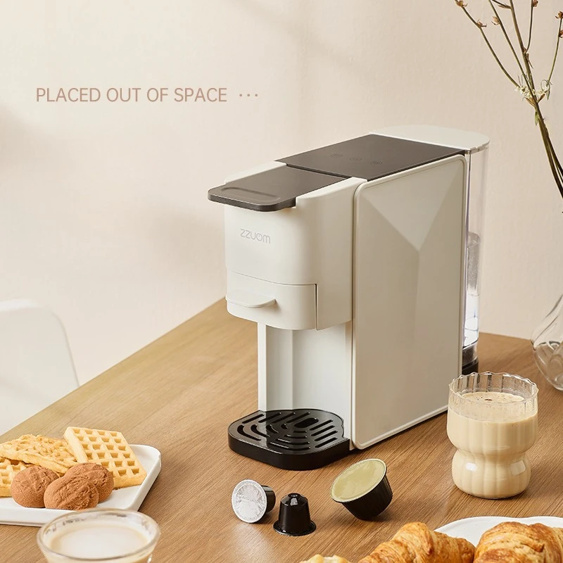 ماكينة صنع القهوة بالكبسولات متعددة الوظائف، للاستخدام المنزلي، سهلة التشغيل، استخلاص ثابت، حجم قهوة قابل للتعديل، تخمير تلقائي