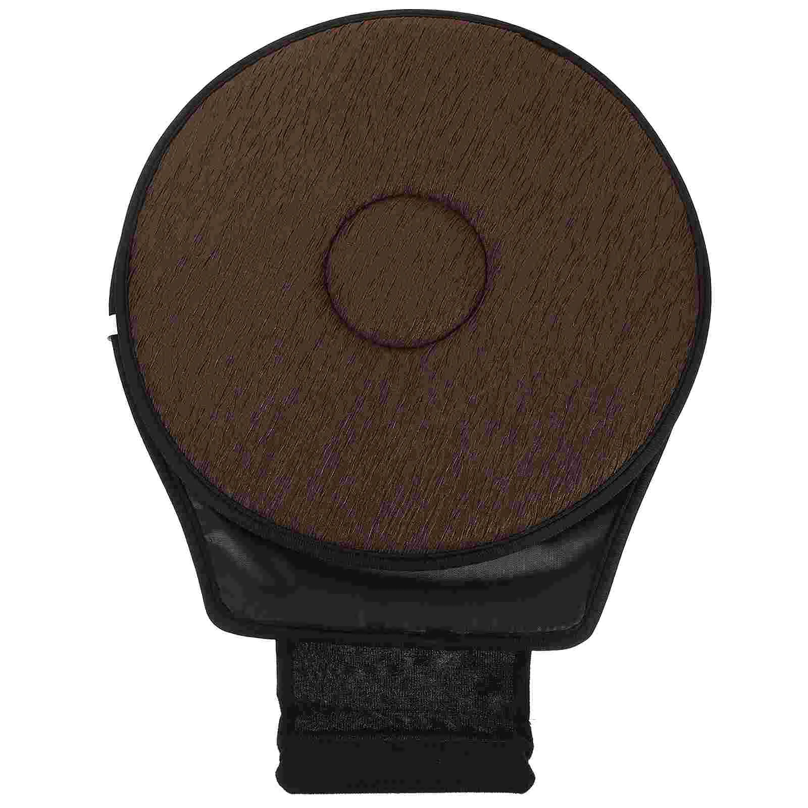 Car Seat Cushion Swivel Booster Rotating for Office Chair Skidproof Washable Bed Protector Brown Revolving Pad Elder