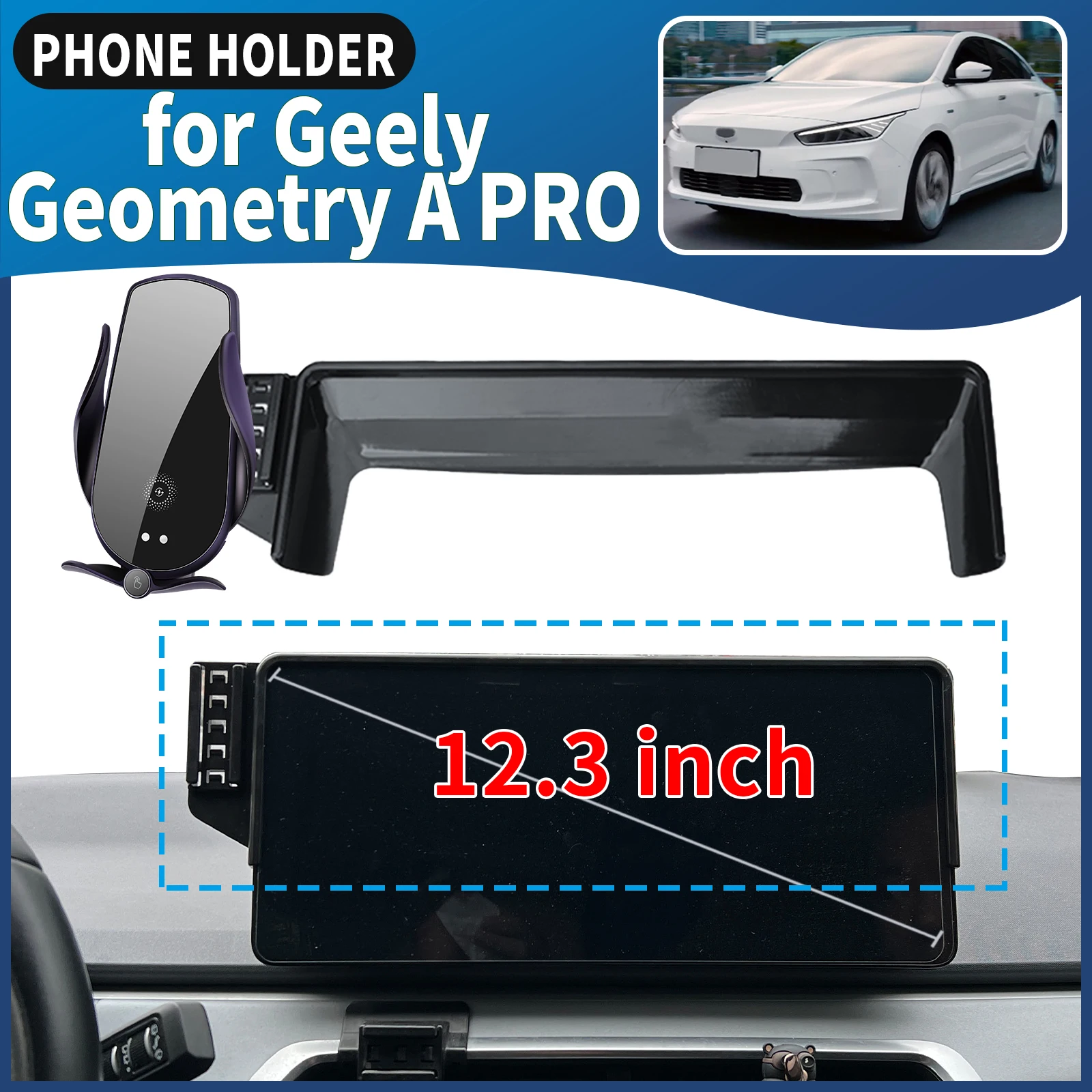

fit for Geely Geometry A PRO Car Phone Holder Mount Vehicle-Specific GPS Navigation Easy Installation accessoires
