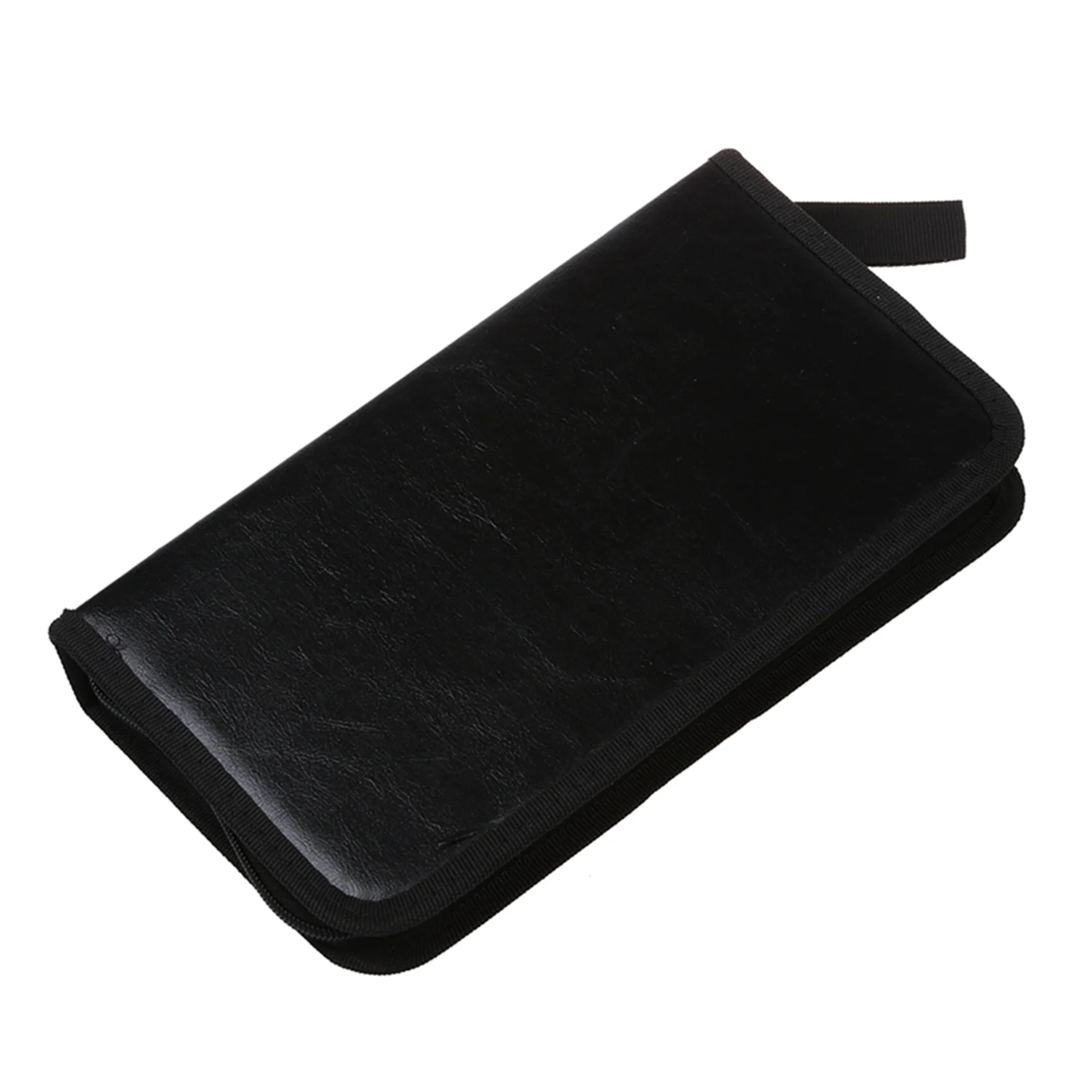 N36R-3X 80 VCD DVD CD Faux Leather Case Storage Holder Organizer Black