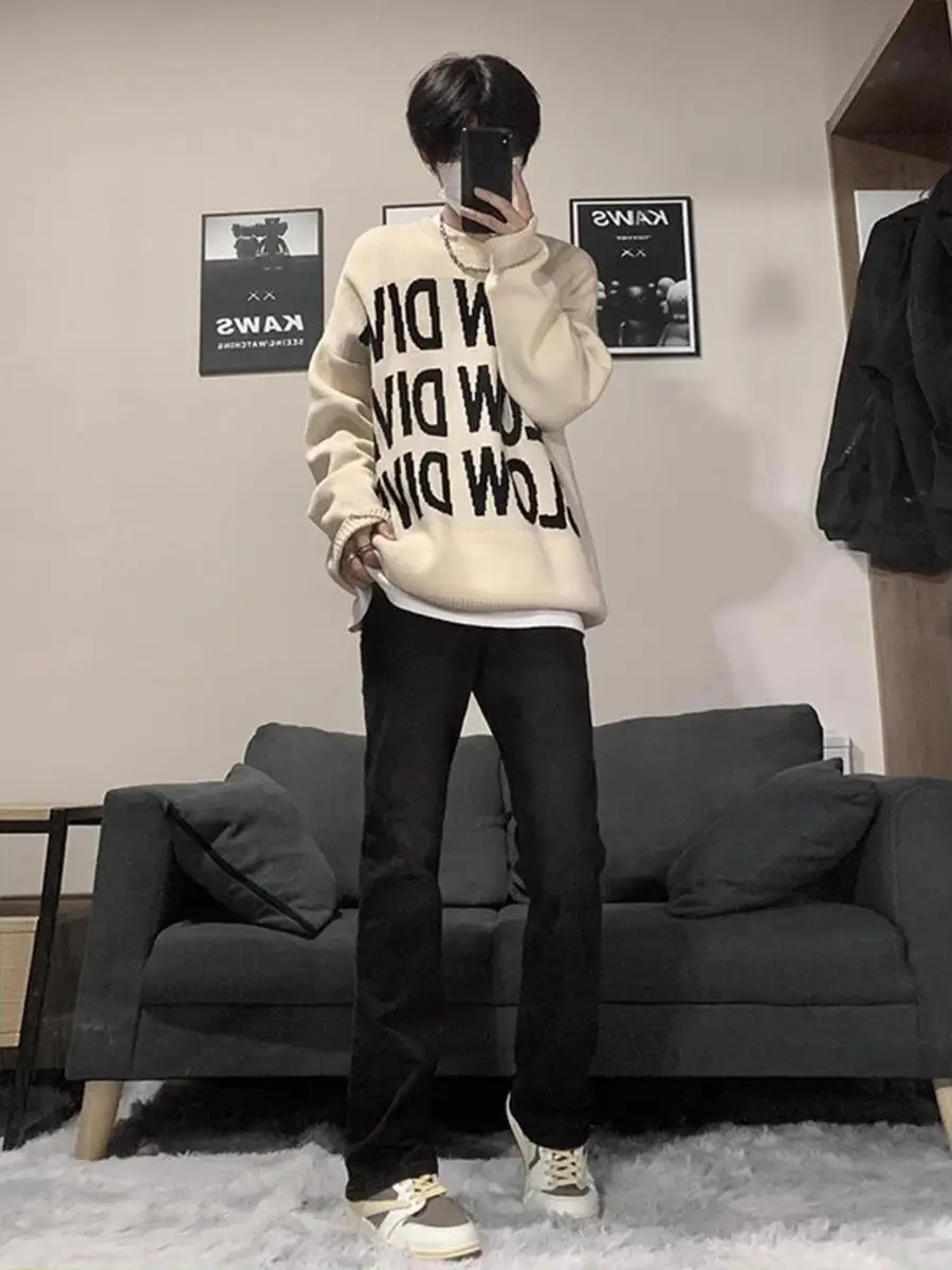 

Черные джинсы прямого кроя Slim Fit для мужчин, весенне-летние повседневные тонкие джинсы в стиле High Street, молодежная мода, устойчивые к деформации