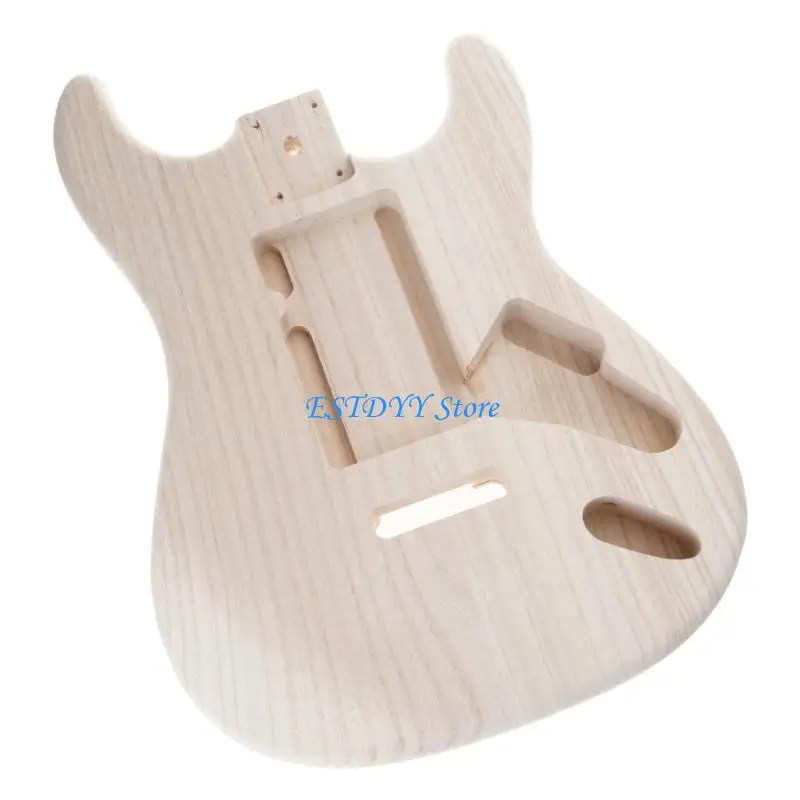 

G6DE Maple Guitar Barrel Body Already Polished Punched Electric Guitar DIY Accessory