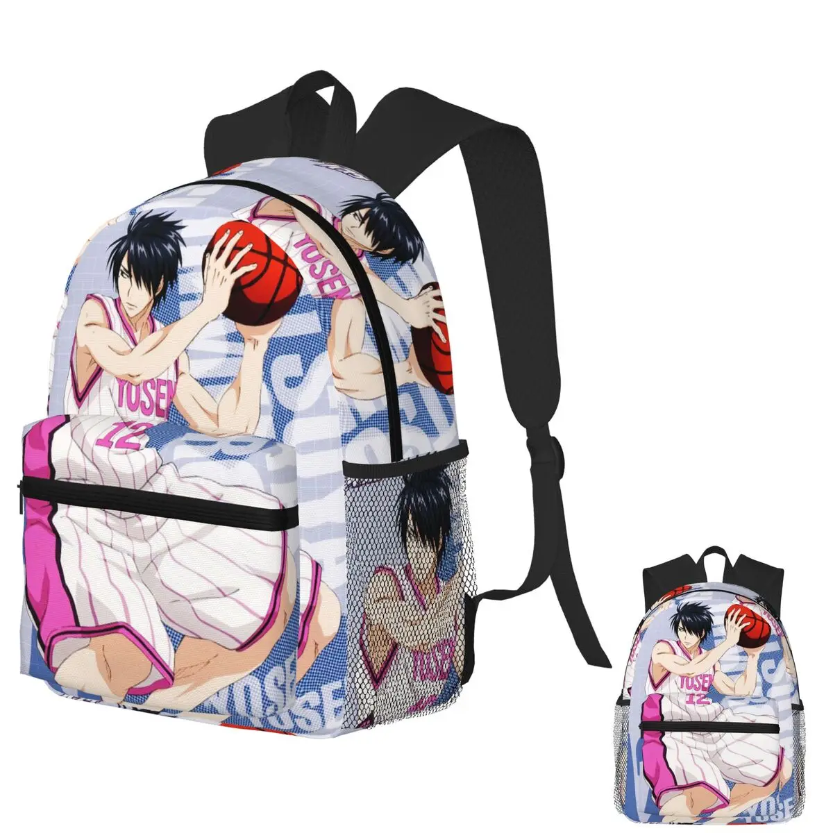 

Аниме Баскетбол Куроко No Basket Himuro Tatsuya Студенческий рюкзак Школьная сумка Походный рюкзак для мужчин и женщин Книжная сумка Сумки на плечо