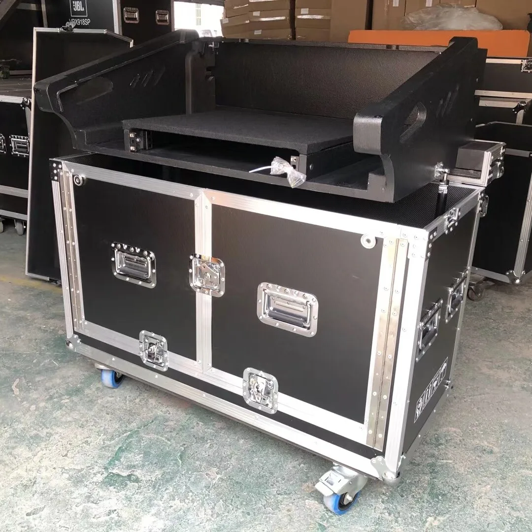 Case de transporte hidráulico para console de mixagem Behringer Wing 2026, gabinete integrado reforçado, case à prova de choque para performance.