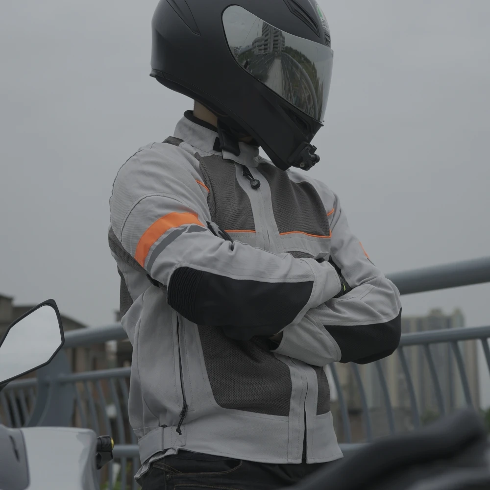 Vemar, chaqueta de motocicleta para hombre, chaqueta de Moto de malla transpirable negra de verano, equipo de protección, abrigo de motocicleta, chaqueta de ropa de Moto