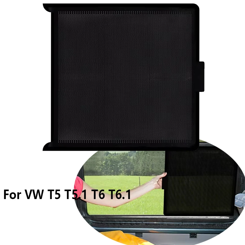 Aluminum Flynet Mesh Slide-On Ventilation Grille for VW T5 T5.1 T6 T6.1 Bus Conversion Driver & Passenger Side Channel Fit