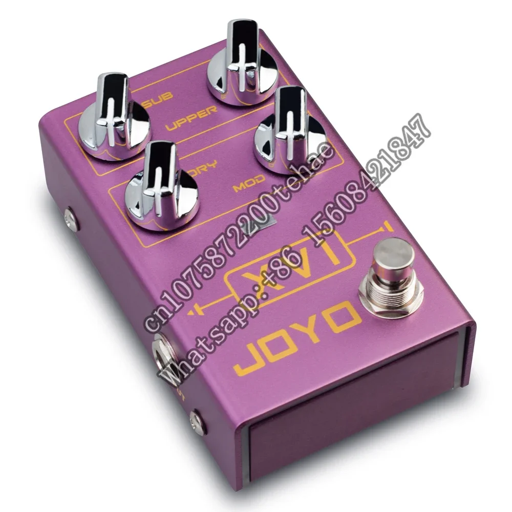 R-13 Xvi Octave Effector Pedalboard Pedal Electric Guitars Pedal with Mod Modulation True Bypass Bass Compressor Support