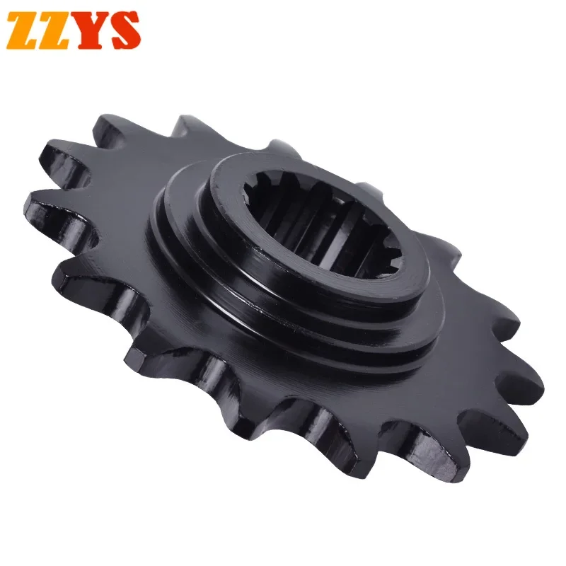 520 15T 15 Tooth Front Sprocket Gear Staring Wheel Cam Pinion Freewheel For Kawasaki Road Z750 07-12 ZR750L ZR750M ABS Z ZR 750