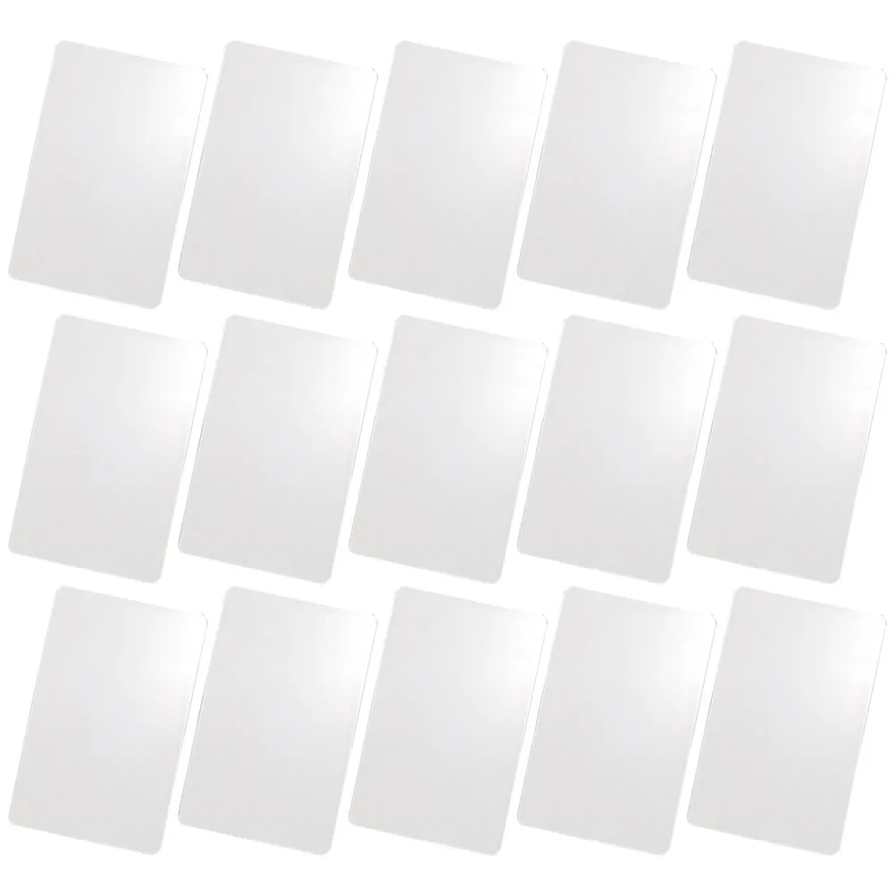 

50Pcs PVC White Cards Vintage Style Blank Price Tags Dual-Side DIY Craft Ornament Gift Packing Tags Id Card Drawing Blank Cards