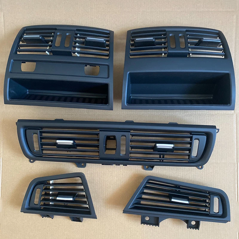Grille de ventilation centrale gauche droite arrière pour climatiseur, panneau de sortie d'air pour BMW Série 5 F10 F11 520i 523i 525i 528i 535i
