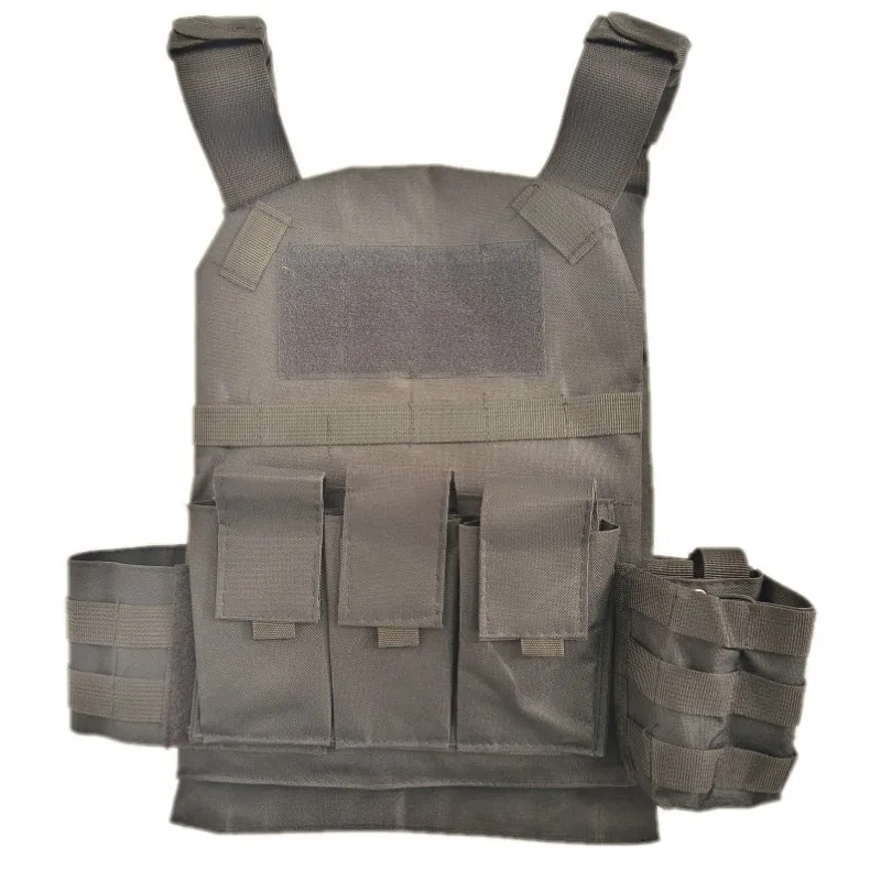 Chaleco táctico de protección corporal para niños, portador de caza, bolsa de accesorios para niños, chaleco de camuflaje para entrenamiento y acampada