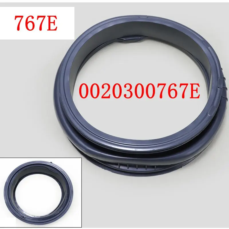 Cuff Hatch for Haier drum washing machine 0020300767E Waterproof rubber sealing ring manhole cover parts