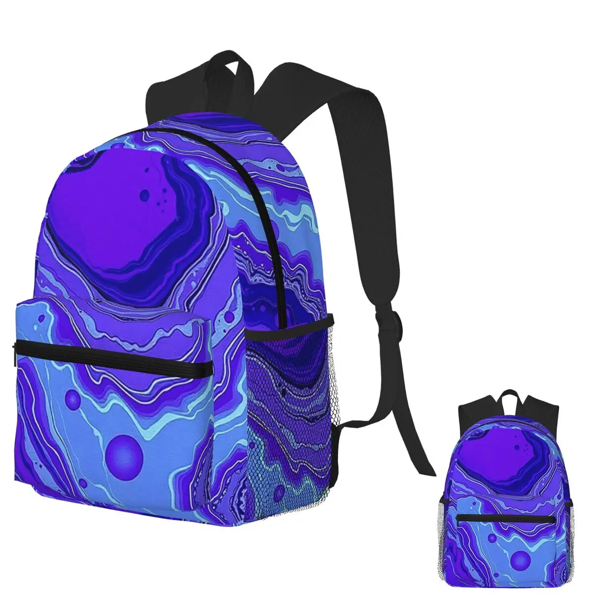 

Agate And Dreams Student Backpack School Bag Hiking Travel Daypack for Boys Girls Fashion Bookbag Shoulder Bags