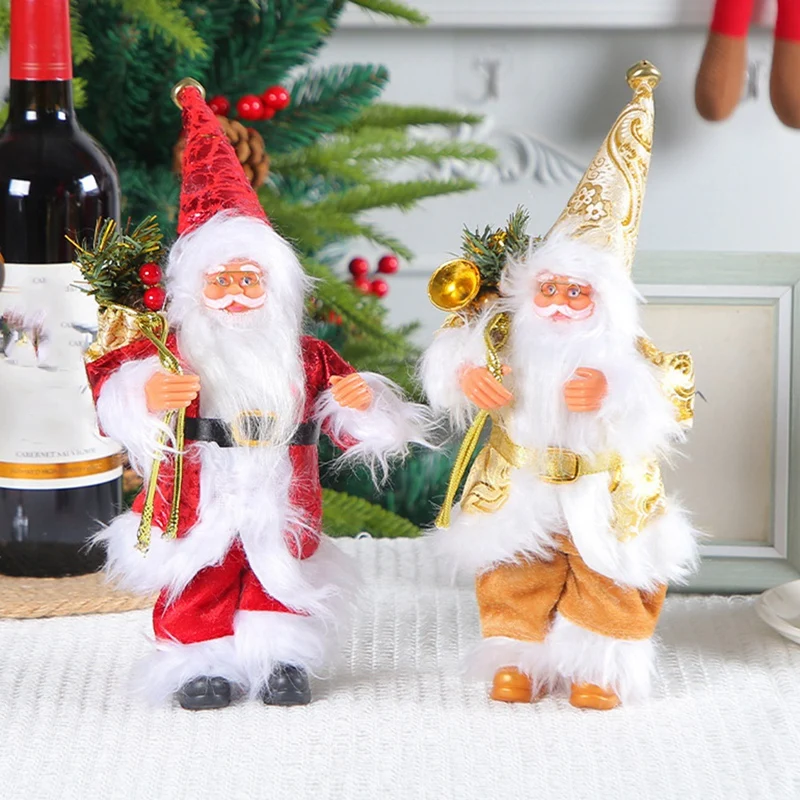 Santa Claus Christmas Ornaments Standing Santa Claus Image Christmas Decorations Holiday Home Decor