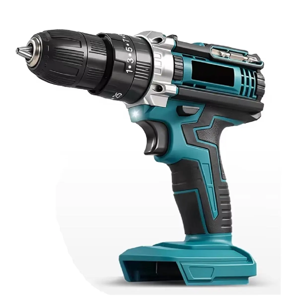 DT38 25+3 Torque Electric Impact Drill 60N.M Cordless Screwdriver Drilling Househeld Tool Set for 18V Battery Pin
