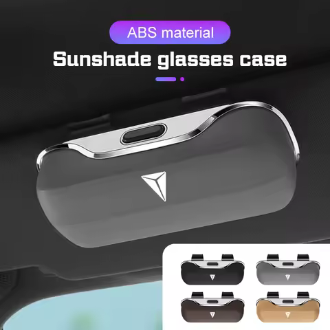 For Changan Deepal S7 SL03 S07 G318 S09 S05 Car Visor Glasses Box Eyeglass Case Sunshade Sunglasses Holder Storage Accessories