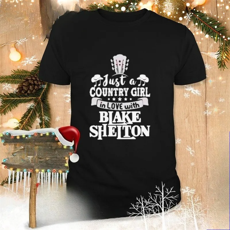 Blake Shelton Merch T-shirt Men Short Sleeve Tee Unisex Tops Clothes Causal Female Y2K Tops