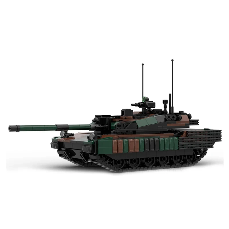 

Военное оборудование MOC, основной боевой танк Leclerc, современная модель военного танка, сборка своими руками, строительные блоки, игрушка, детский подарок на день рождения