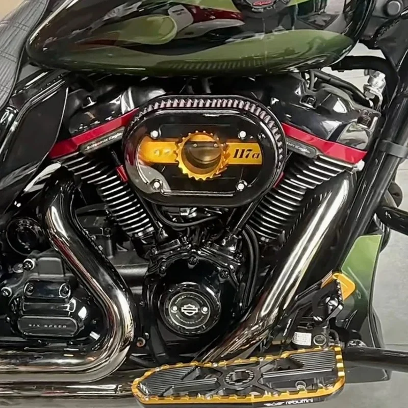 New Touring Softail PB Style Motorcycle Air Intakes See-Through Air Cleaner Catch Can Model Oil Filter Air-Oil Separator